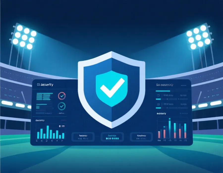 安全验证与官方入口示意图